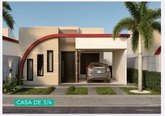 Vendo casa de 3/4 sendo uma suíte em condomínio 