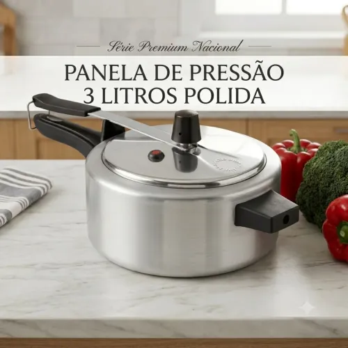 PANELA DE PRESSÃO 3L POLIDA