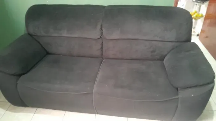 sofa de suéde 2 e 3 lugares
