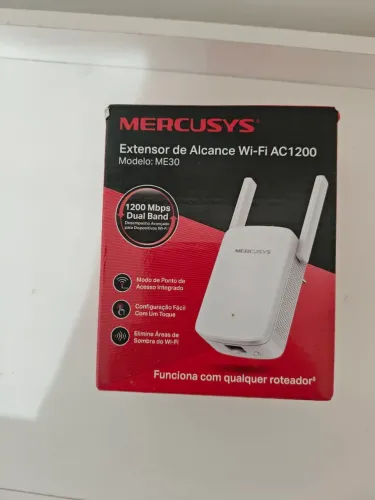 Repetidor Wifi 2.4G e 5G. Mercusys Ac1200