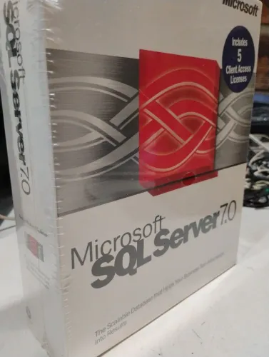 Microsoft SQL Box Lacrado. Relíquia. Leia.