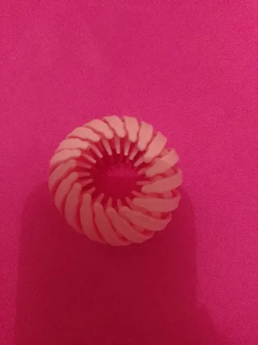 Presilha de cabelo ninho de pássaro rosa 