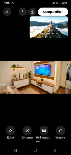 Conjunto rack painel e buffet