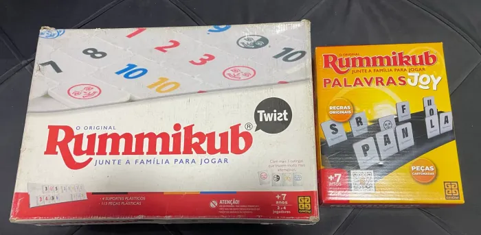 Jogo Rummikub Twist + Rummikub Palavras Joy
