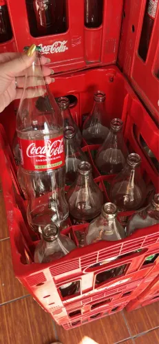Garrafas COCA COLA lote