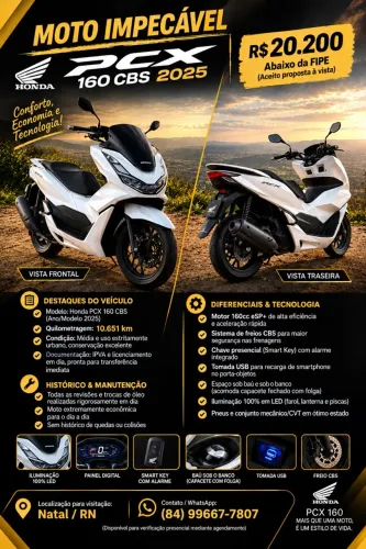 Honda PCX 160 CBS 2025