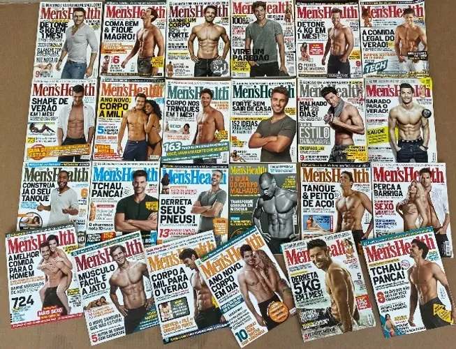 Vendo 25 revistas Men?s Health excelente estado