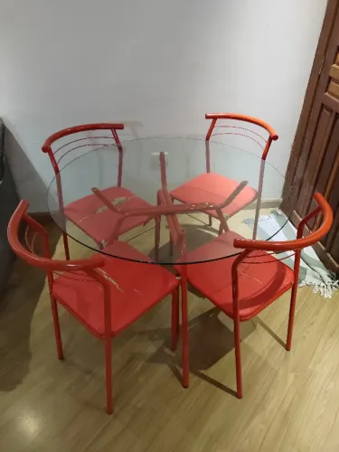 Mesa de jantar redonda