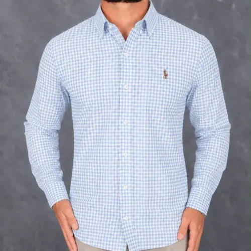 Camisa social manga longa Ralph Lauren