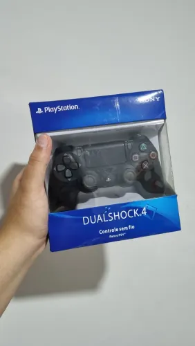 Controle original Ps4 na caixa