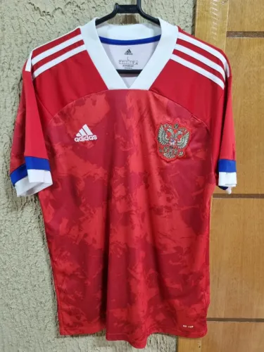 Camisa Rússia 1:1 2020/2021 Vermelha - Camisa de Futebol