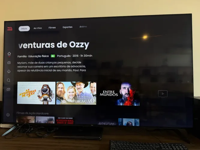 ? Smart TV TCL 65" 4K (Modelo 65P635) - Estado de Nova!