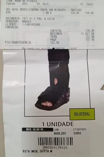 Bota imobilizadora