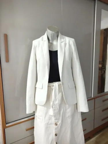 Blazer Off-white Feminino - Tam. 38