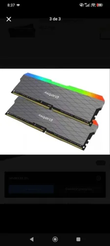 Memória Asgard 2x8 16Gb 3200mhz RGB Qualidade