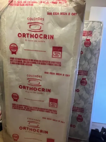 Vendo Colchão de solteiro D33 + cama box ZERO!!! Lacrado!