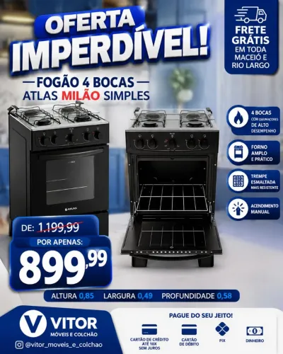 OFERTAS DE FOGÃO