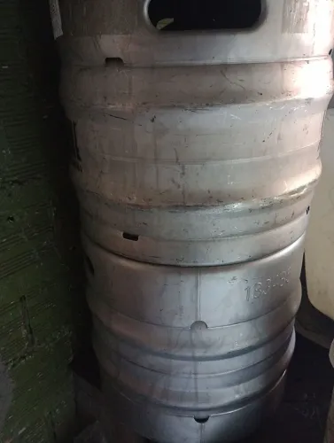 Barril de chopp e cilindro de Co2