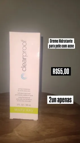 Creme Hidratante para Pele com Acne Mary Kay 