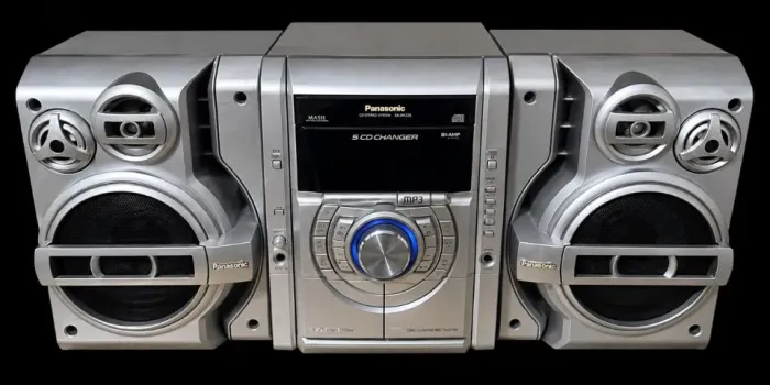 Mini System Panasonic 5 CD Changer MP3 com 2 Caixas de Som
