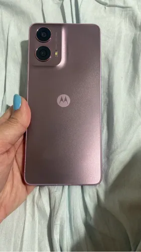 motorola moto g24 rosa 256gb + carregador, cabo e caixa