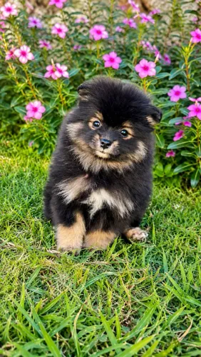 Spitz alemão fêmea pedigree cbkc