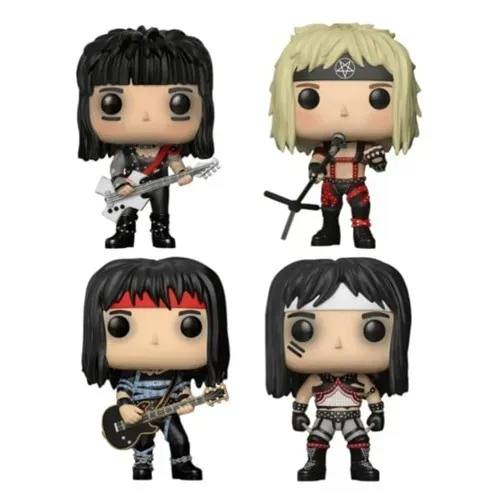 Funko Pop Rocks: Motley Crue 3.75" Collectible Vinyl Figures (Set com 4)