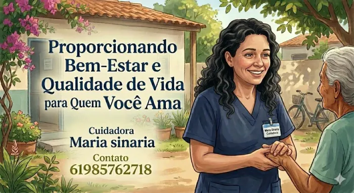 Cuidadora de idosos e acompanhante hospitalar 