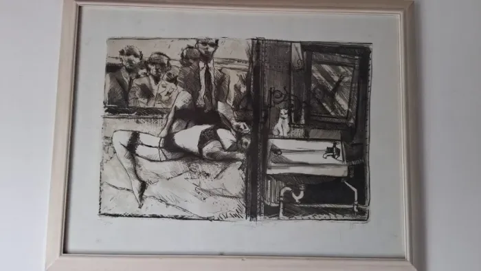 Gravura especial do Darel - Amsterdã 68x88cm