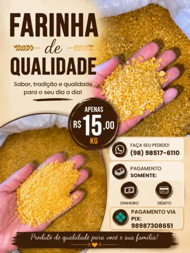 Farinha de mandioca 