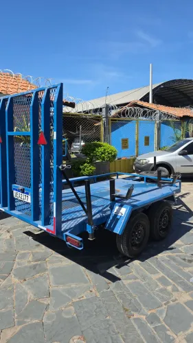 Carretinha para mini escavadeira 