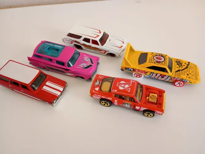 Lote Hot Wheels Loose - Chevy Wagon, Plymouth