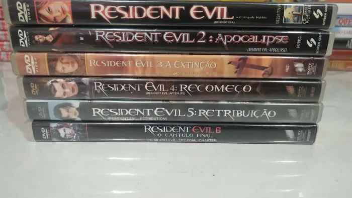 Dvds originais coleção Resident Evil