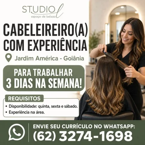 Vaga cabeleireiro