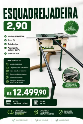 Esquadrejadeira 2900 (Pra vender)