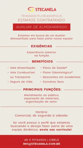 AUXILIAR DE ALMOXARIFADO