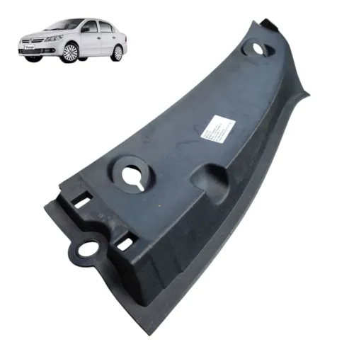 Grade Churrasqueira Lado Esquerdo Vw Voyage Saveiro Gol G5 Preto Plástico