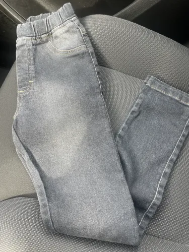Calça Legging Jeans Preto Tam 10