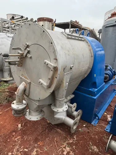 Centrifuga Pusher Secador Líquido para Pó Até 12 Ton/Hr