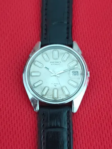 Relogio Seiko 7005 automático Ghost Dial