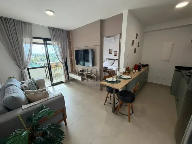 Apartamento com 1 quarto, 47 m² - Condomínio Mandarim Campolim - Sorocaba/SP