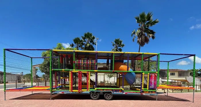 Carretinha Playgrond Kid play 13m infantil 2 eixos