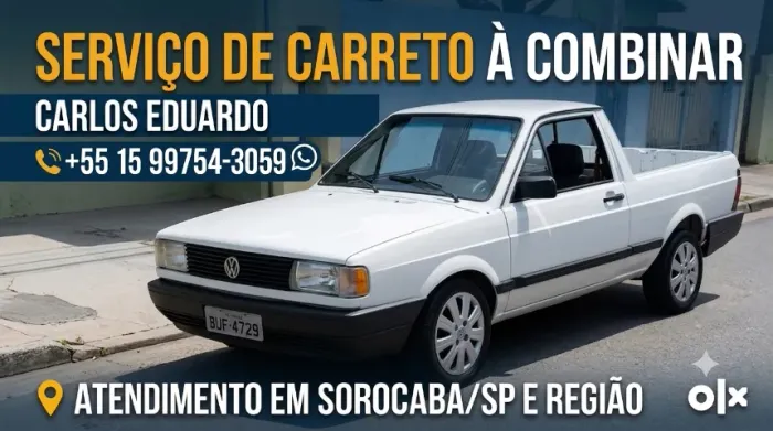 Serviço de Carreto e Pequenas Mudanças - Sorocaba e Região