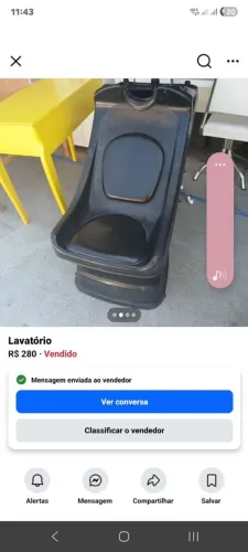 Lavatório de cabelo