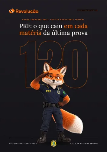 Apostila PRF: o que caiu em cada matéria da última prova 2021.