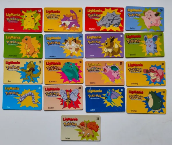 17 Cartões Ligmania Pokémon