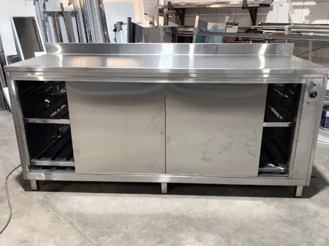 Mesa de apoio refrigerada inox industrial SS