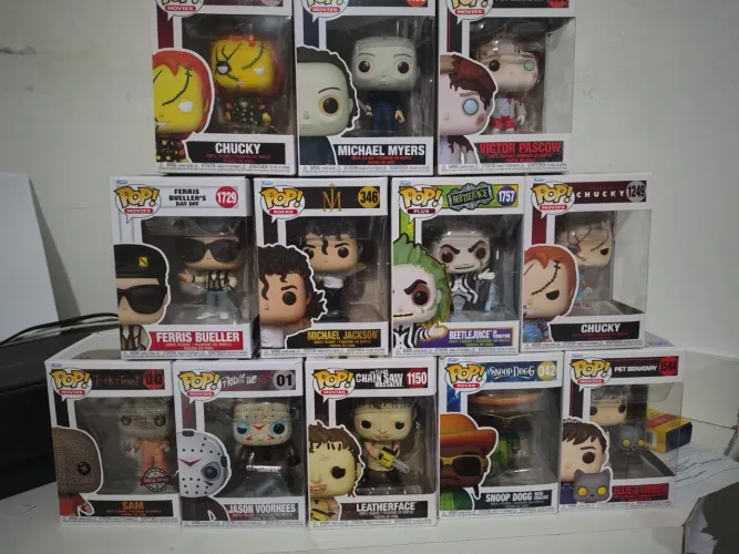 Coleção Funko Pop Original - Lote Completo - Vários Personagens