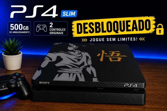 PLAY 4 500GB + 2 Controles + Vários Jogos | Excelente Estado | Pronto para Jogar