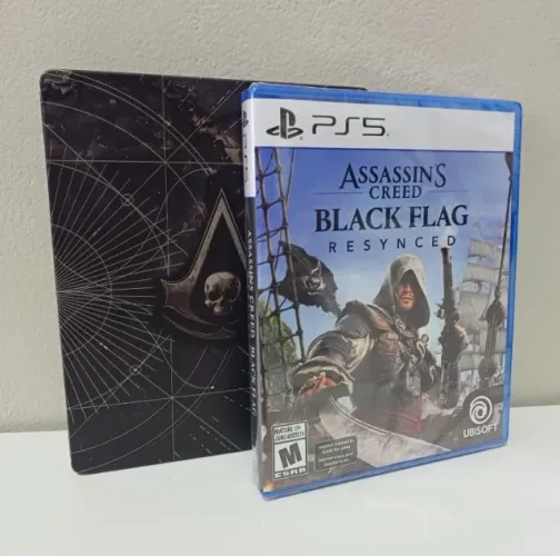 Assassins Creed Black Flag Resynced Jogo + Steelbook